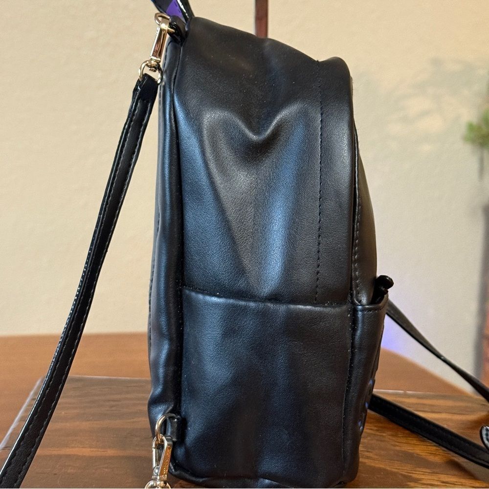 Victoria's Secret Small Black Backpack with Colorful Logo - Picture 4 of 15